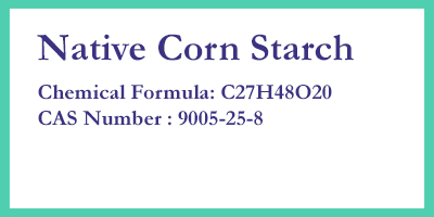 Native corn starch