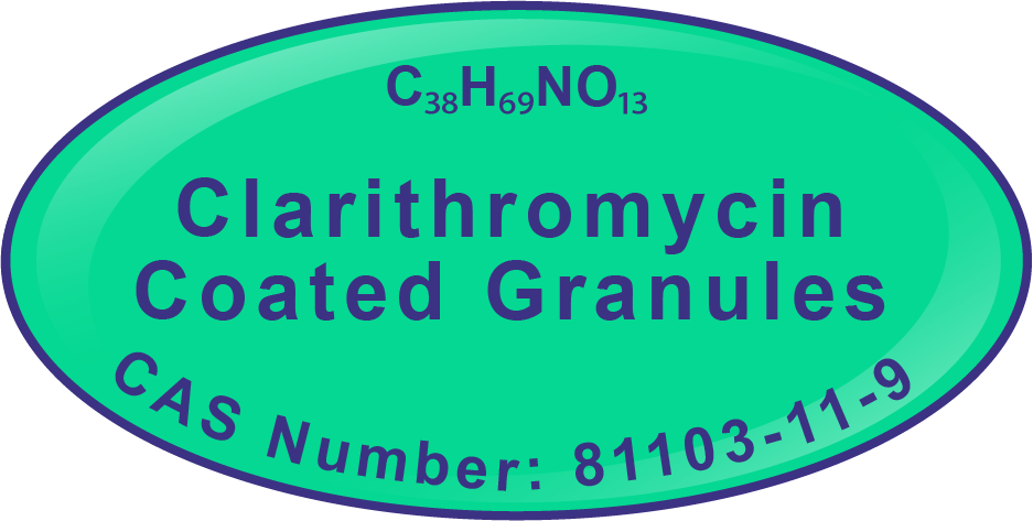 Clarithromycin Coated Granules